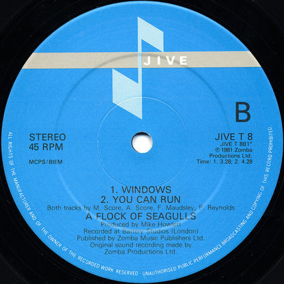 A Flock Of Seagulls : Modern Love Is Automatic (12", EP)