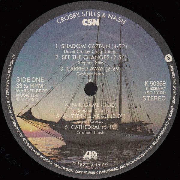 Crosby, Stills & Nash : CSN (LP, Album)