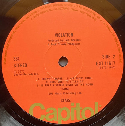 Starz (2) : Violation (LP, Album)