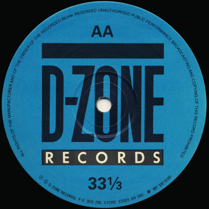 Hypersonic : Dance Tones (12")