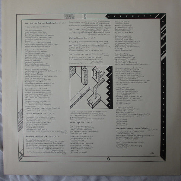 Genesis : The Lamb Lies Down On Broadway (2xLP, Album, RE)
