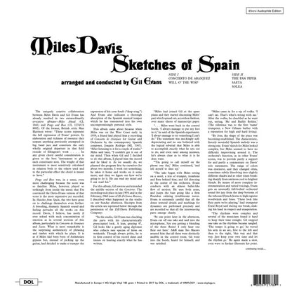 Miles* : Sketches Of Spain (LP, Album, RE, 180)