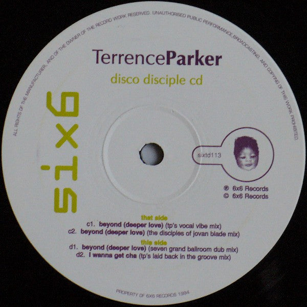 Terrence Parker : Disco Disciple EP (2x12", EP, Ltd)