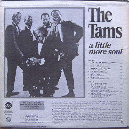 The Tams : A Little More Soul (LP, Album)