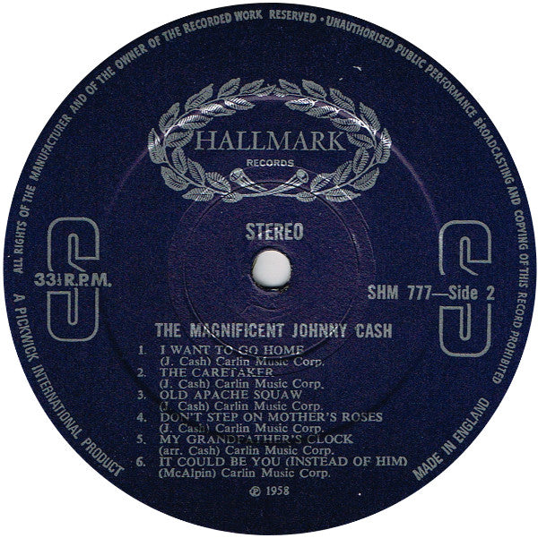 Johnny Cash : The Magnificent Johnny Cash (LP, Comp)