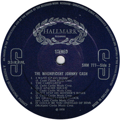 Johnny Cash : The Magnificent Johnny Cash (LP, Comp)