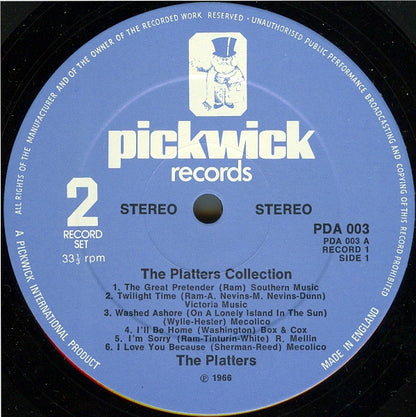 The Platters : The Platters Collection (2xLP, Comp, Gat)
