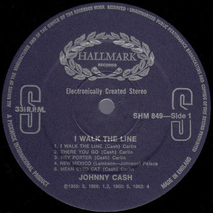 Johnny Cash : I Walk The Line (LP, Comp, Blu)