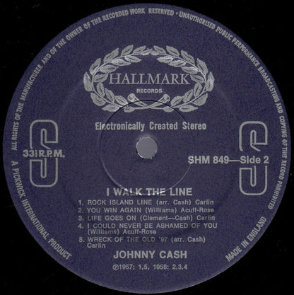 Johnny Cash : I Walk The Line (LP, Comp, Blu)