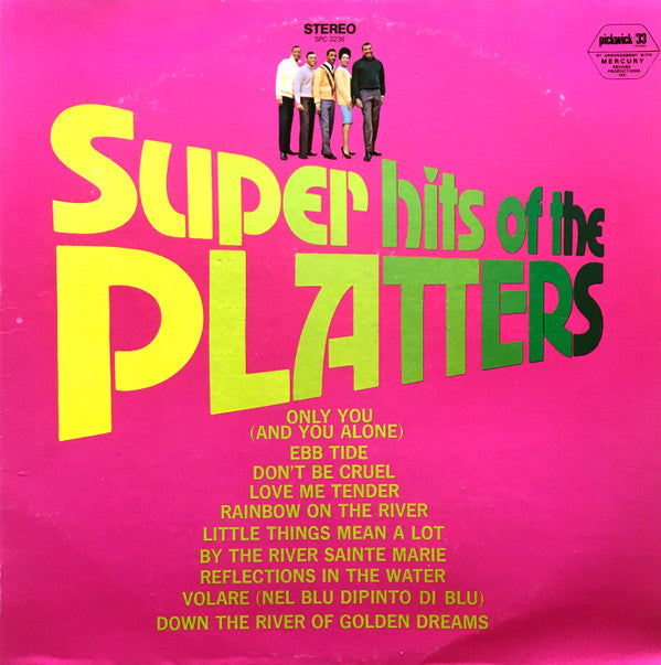 The Platters : Super Hits Of The Platters (LP, Comp, RP, Bla)