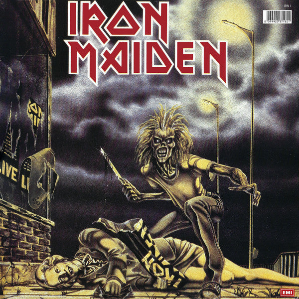 Iron Maiden : Running Free · Sanctuary (2x12", Comp, Ltd)