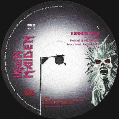 Iron Maiden : Running Free · Sanctuary (2x12", Comp, Ltd)