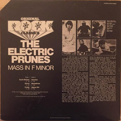 The Electric Prunes : Mass In F Minor (LP, Album, RE)