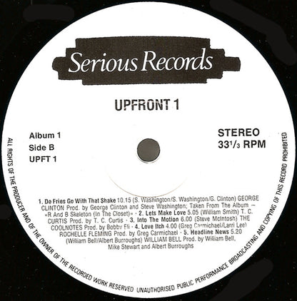 Various : Upfront 1 (2xLP, Album, Comp, P/Mixed)