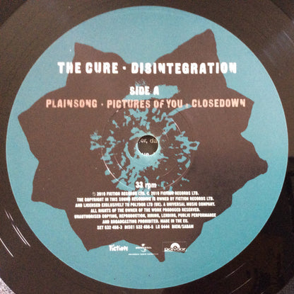 The Cure : Disintegration (2xLP, Album, RE, RM, 180)