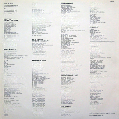 Frank Zappa : Apostrophe (') (LP, Album)