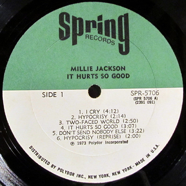 Millie Jackson : It Hurts So Good (LP, Album, All)