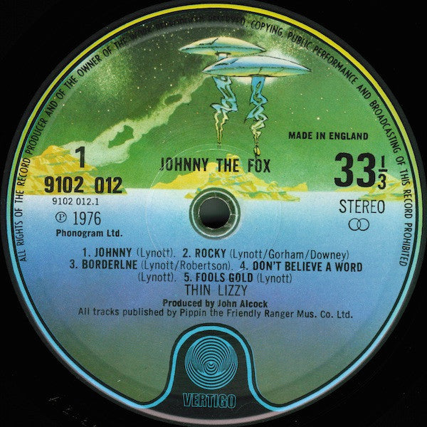 Thin Lizzy : Johnny The Fox (LP, Album)