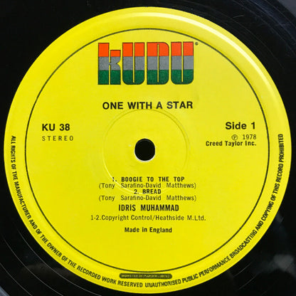 Idris Muhammad : Boogie To The Top (LP, Album)