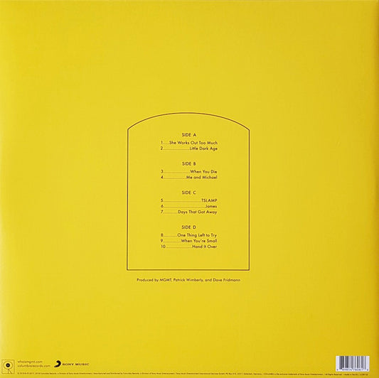 MGMT : Little Dark Age (2xLP, Album, 180)