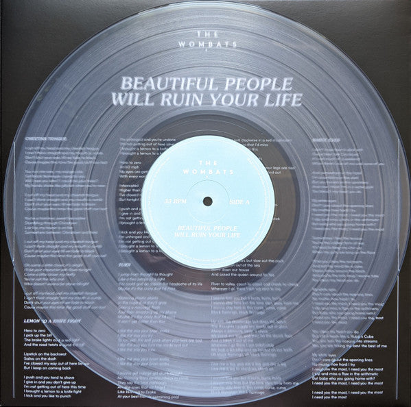 The Wombats : Beautiful People Will Ruin Your Life (LP, Album, Cle)