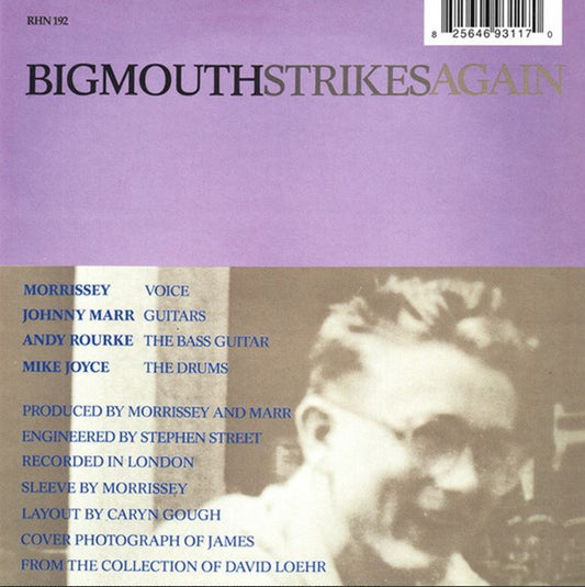 Smiths* : Bigmouth Strikes Again (7", Single, Ltd, RM, RP)