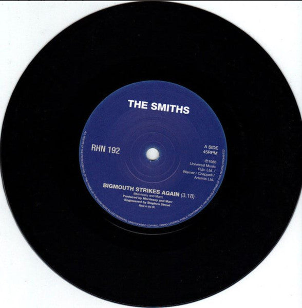 Smiths* : Bigmouth Strikes Again (7", Single, Ltd, RM, RP)