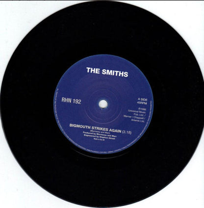 Smiths* : Bigmouth Strikes Again (7", Single, Ltd, RM, RP)