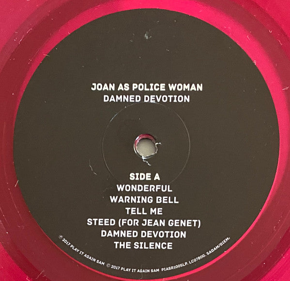 Joan As Police Woman : Damned Devotion (LP, Album, Ltd, Pin)