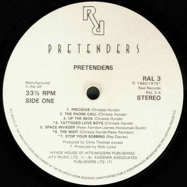 Pretenders* : Pretenders (LP, Album)
