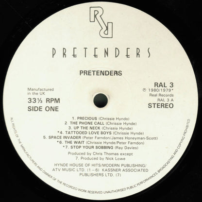 Pretenders* : Pretenders (LP, Album, WEA)