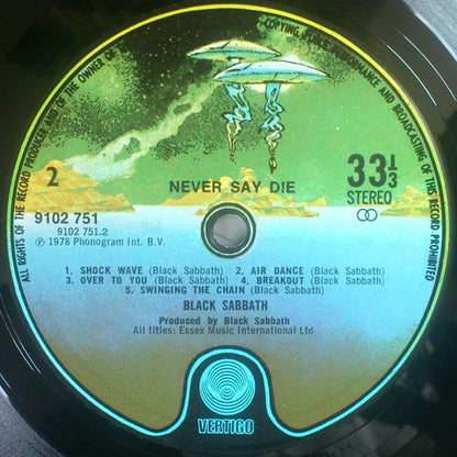 Black Sabbath : Never Say Die! (LP, Album)