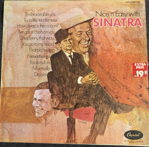 Frank Sinatra : Nice 'N' Easy With Sinatra (LP, Album, RE)