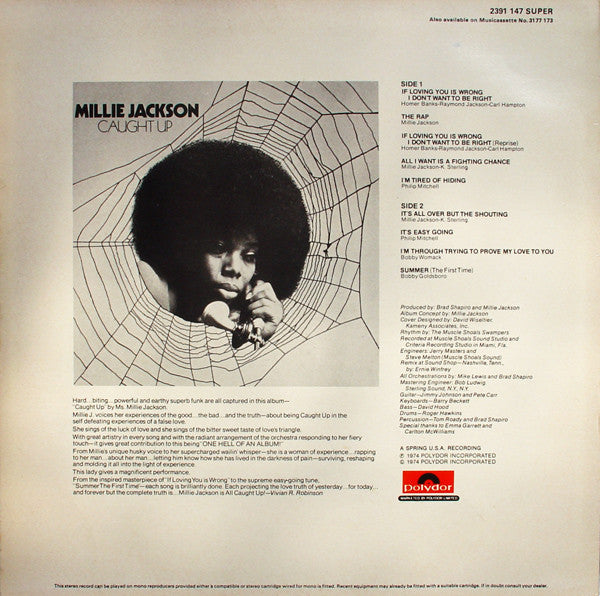 Millie Jackson : Caught Up (LP, Album)