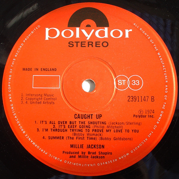 Millie Jackson : Caught Up (LP, Album)