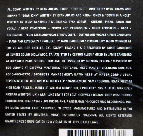 Ryan Adams & The Cardinals : Follow The Lights (12", EP)