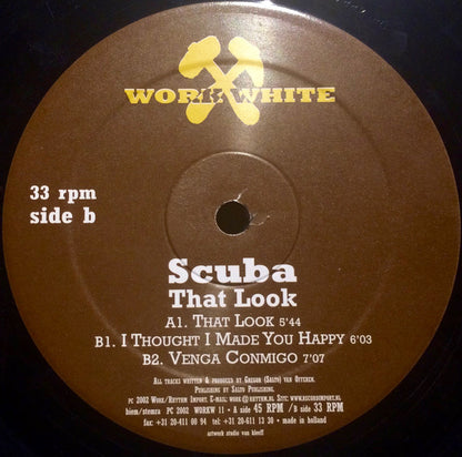 Scuba (3) : That Look (12")