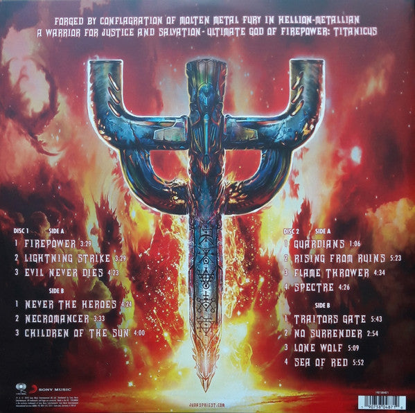 Judas Priest : Firepower (2xLP, Album, Ltd, Red)