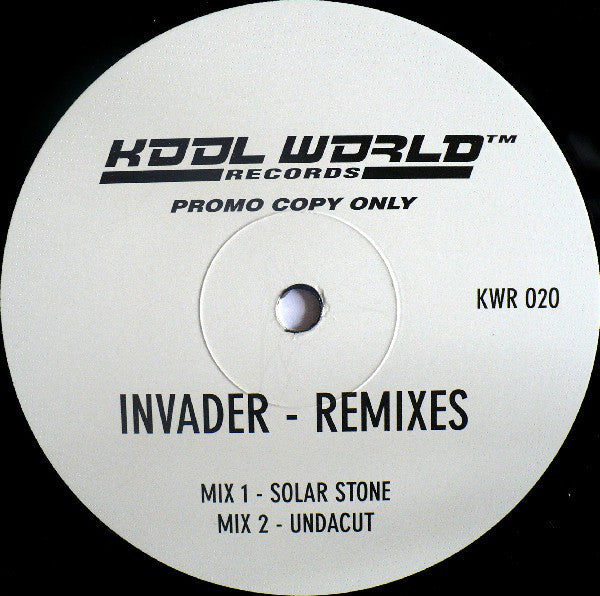 Kool World Productions : Invader - Remixes (2x12", Promo)