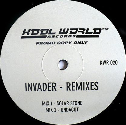 Kool World Productions : Invader - Remixes (2x12", Promo)