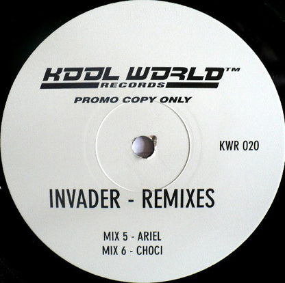 Kool World Productions : Invader - Remixes (2x12", Promo)