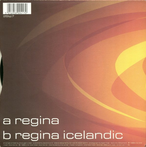 The Sugarcubes : Regina (7", Single)