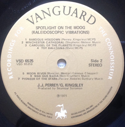 Perrey & Kingsley : Spotlight On The Moog - Kaleidoscopic Vibrations (LP, Album, RE)