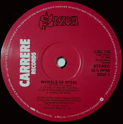 Saxon : Wheels Of Steel (LP, Album)
