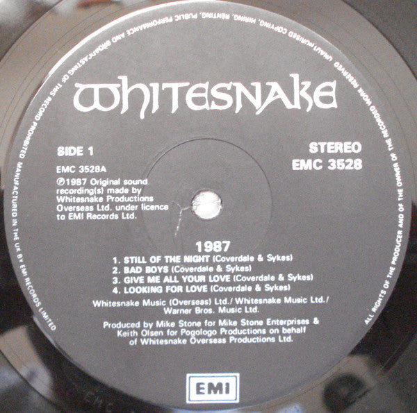 Whitesnake : 1987 (LP, Album)
