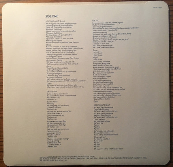 Manfred Mann's Earth Band : Chance (LP, Album, EMI)