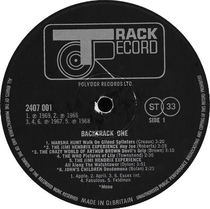 Various : Backtrack 1 (LP, Comp)