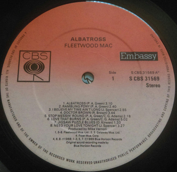 Fleetwood Mac & Christine Perfect : Albatross (LP, Comp, RE)