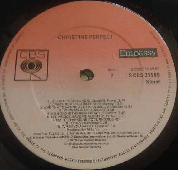 Fleetwood Mac & Christine Perfect : Albatross (LP, Comp, RE)