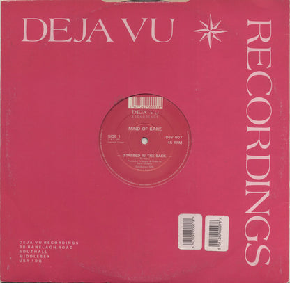 Mind Of Kane : Stabbed In The Back (12", Red)